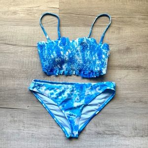 🌊California Waves Blue Tie Dye Bikini🌊
